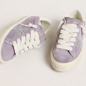Golden Goose Hi Star Purple Suede, size 38
